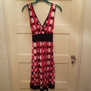 Geometric print dress